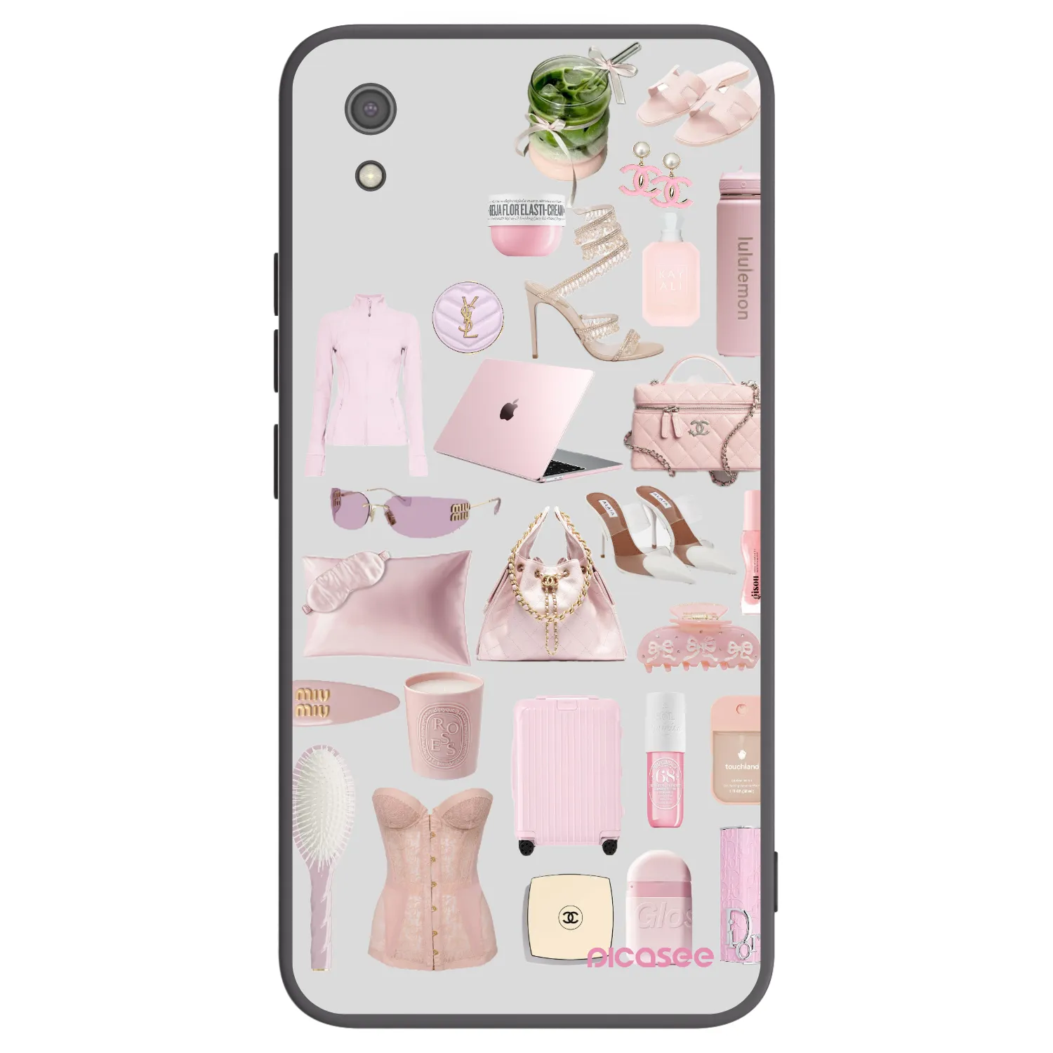 Picasee silikónový čierny obal pre Xiaomi Redmi 7A - Glam Babe