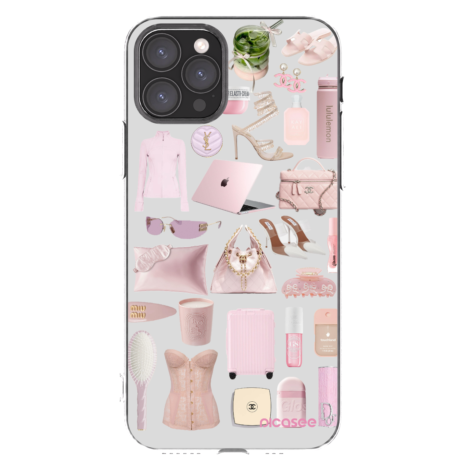 Picasee silikónový prehľadný obal pre Apple iPhone 11 Pro - Glam Babe