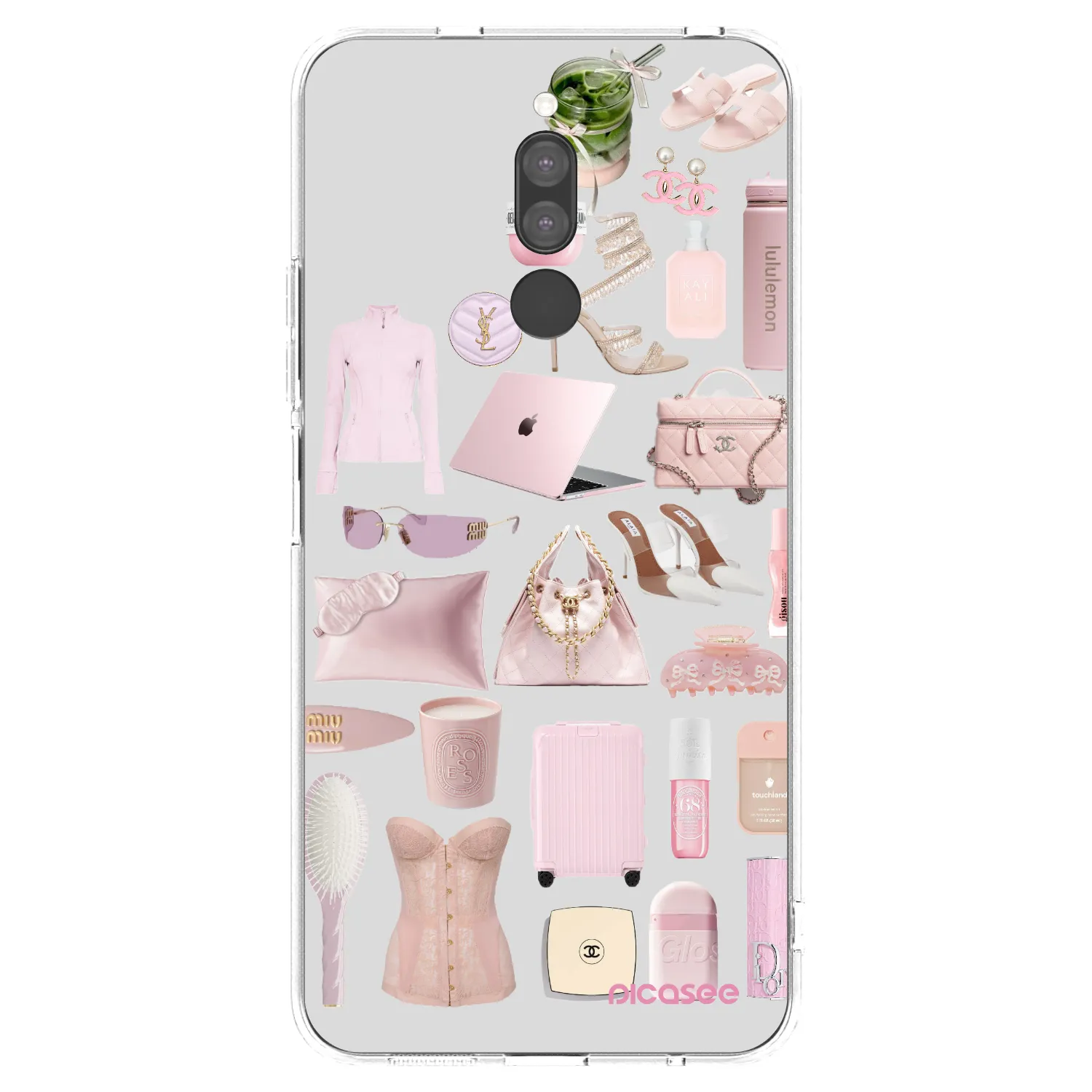 Silikónový prehľadný obal pre Xiaomi Redmi 8 - Glam Babe
