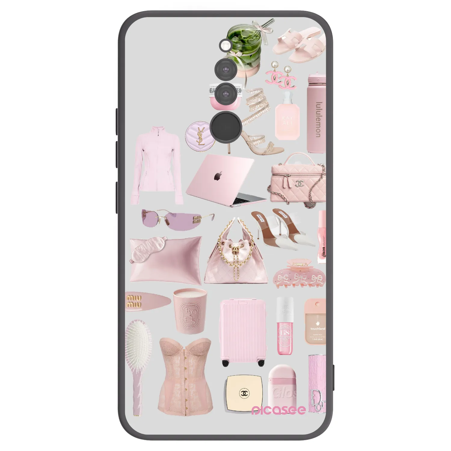 Picasee silikónový čierny obal pre Xiaomi Redmi 8 - Glam Babe