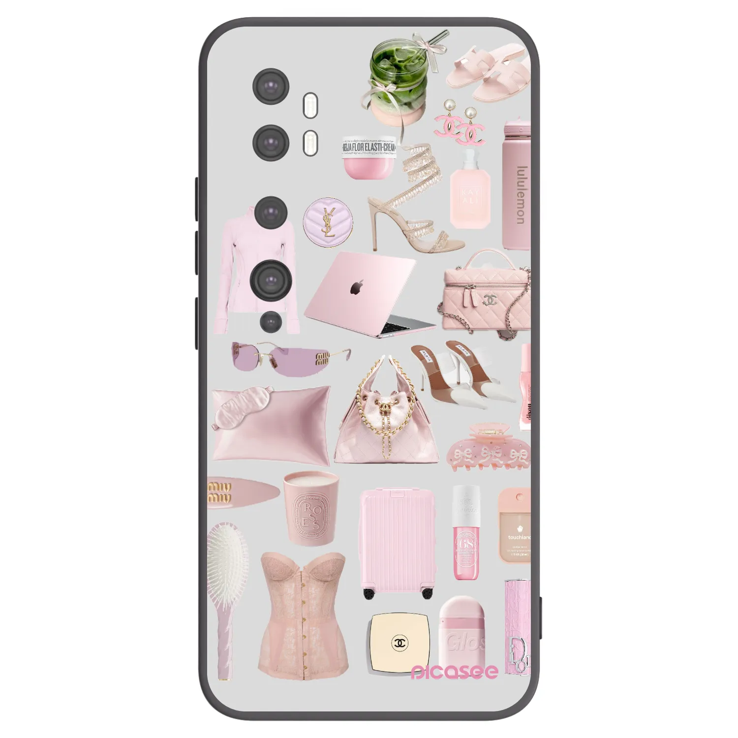 Picasee silikónový čierny obal pre Xiaomi Mi Note 10 (Pro) - Glam Babe