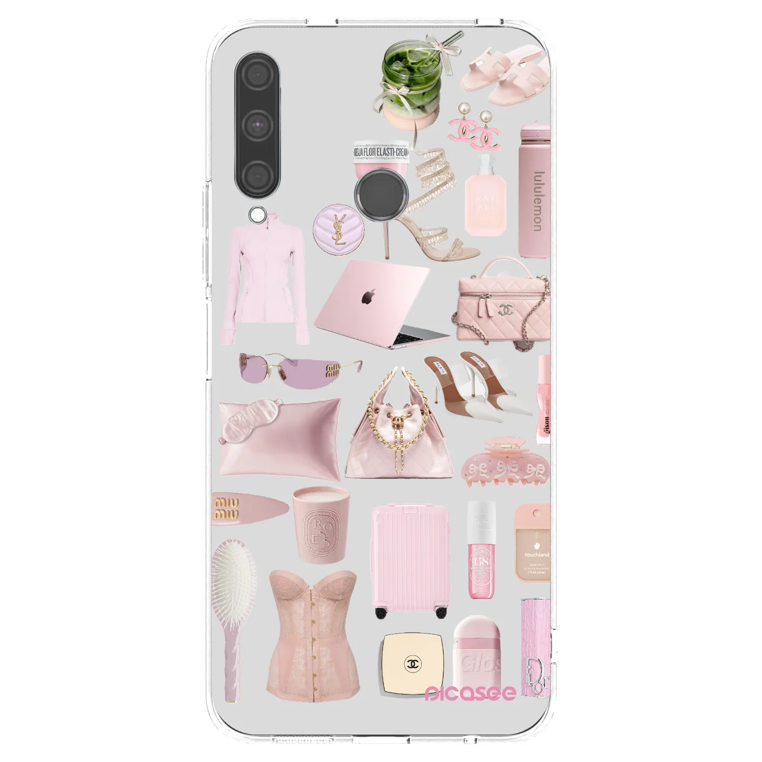 Picasee silikónový prehľadný obal pre Huawei P40 Lite E - Glam Babe