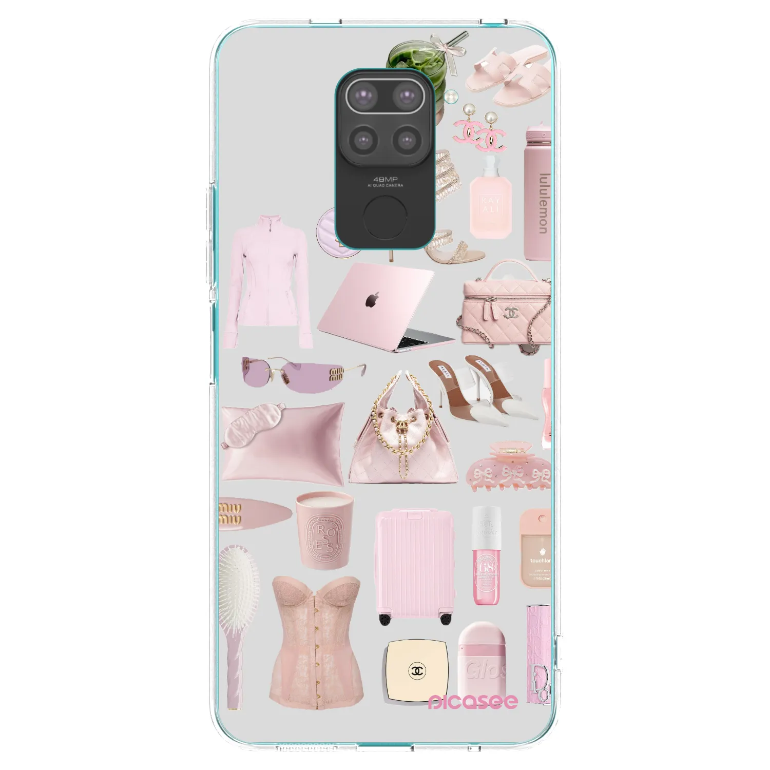 Picasee silikónový čierny obal pre Xiaomi Redmi Note 9 - Glam Babe