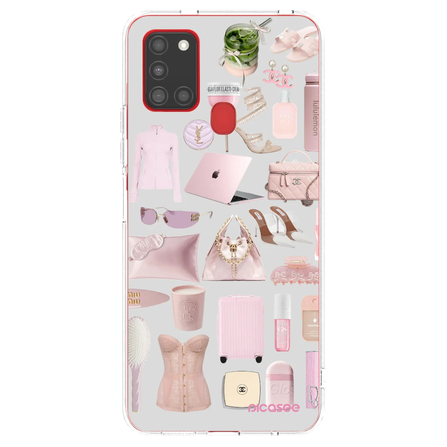 Picasee silikónový prehľadný obal pre Samsung Galaxy A21s - Glam Babe