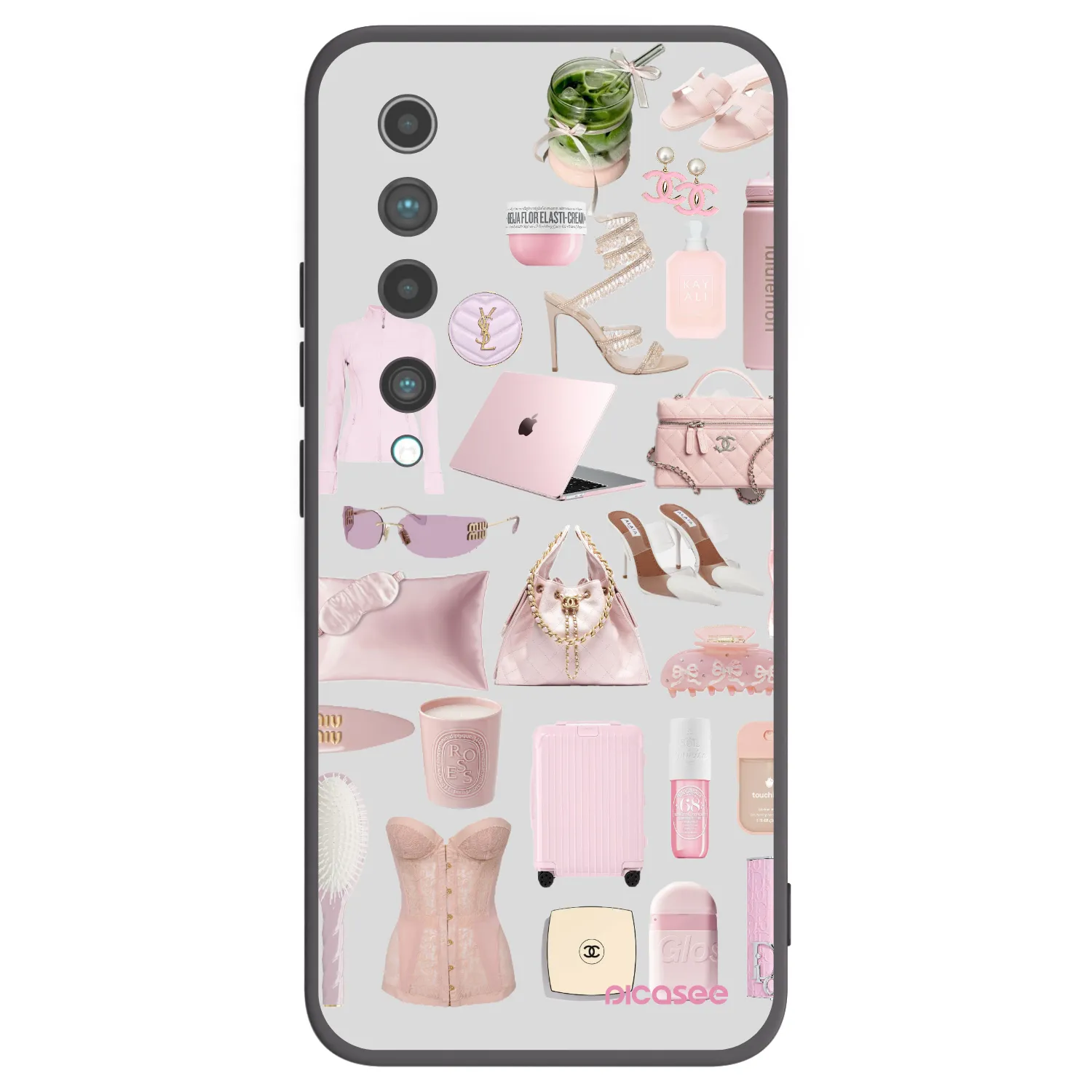Picasee silikónový čierny obal pre Xiaomi Mi 10 - Glam Babe