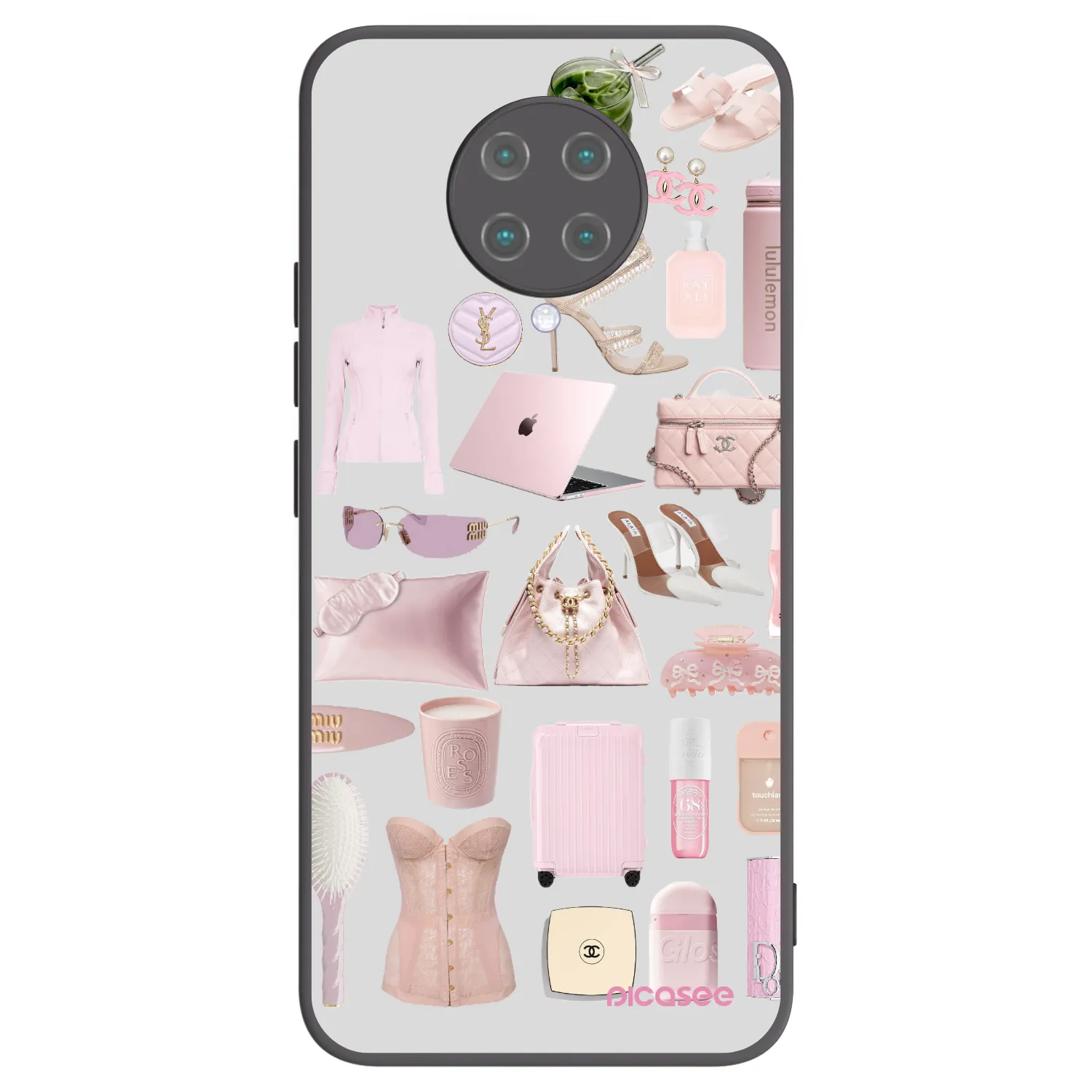 Picasee silikónový čierny obal pre Xiaomi Poco F2 Pro - Glam Babe