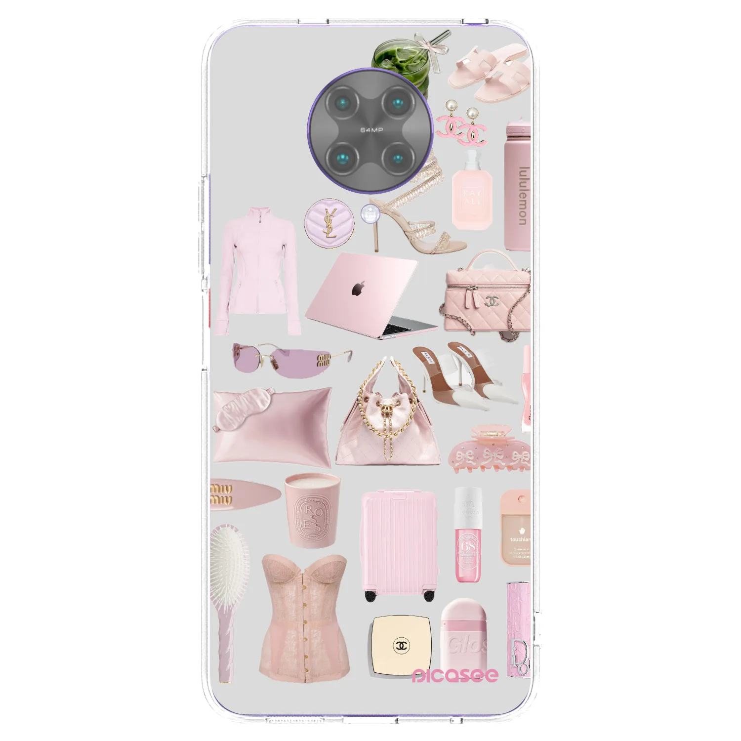 Silikónový prehľadný obal pre Xiaomi Poco F2 Pro - Glam Babe