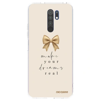Picasee silikónový prehľadný obal pre Xiaomi Redmi 9 - Golden Dream