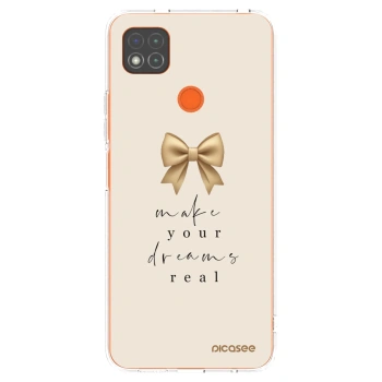 Picasee silikónový prehľadný obal pre Xiaomi Redmi 9C - Golden Dream