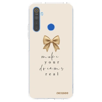 Picasee silikónový prehľadný obal pre Realme 5 - Golden Dream