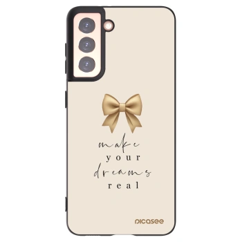 Picasee silikónový čierny obal pre Samsung Galaxy S21 5G G991B - Golden Dream