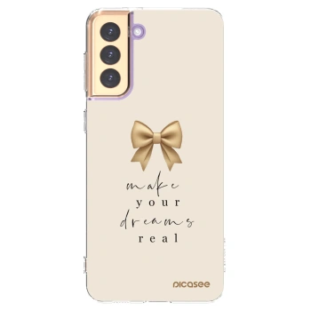 Picasee silikónový prehľadný obal pre Samsung Galaxy S21+ 5G G996F - Golden Dream