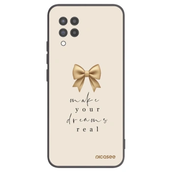 Picasee silikónový čierny obal pre Samsung Galaxy A42 A426B - Golden Dream