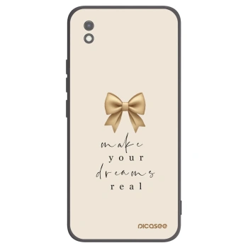 Picasee silikónový čierny obal pre Xiaomi Redmi 9AT - Golden Dream