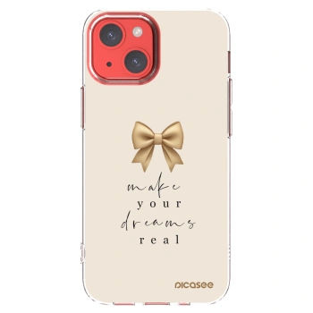 Picasee silikónový prehľadný obal pre Apple iPhone 13 mini - Golden Dream
