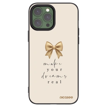 Picasee silikónový čierny obal pre Apple iPhone 13 Pro Max - Golden Dream