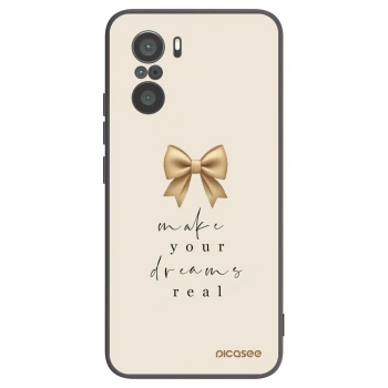 Picasee silikónový čierny obal pre Xiaomi Poco F3 - Golden Dream