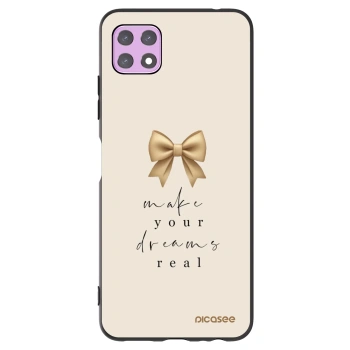 Picasee silikónový čierny obal pre Samsung Galaxy A22 A226B 5G - Golden Dream