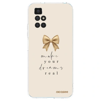 Picasee silikónový prehľadný obal pre Xiaomi Redmi 10 - Golden Dream