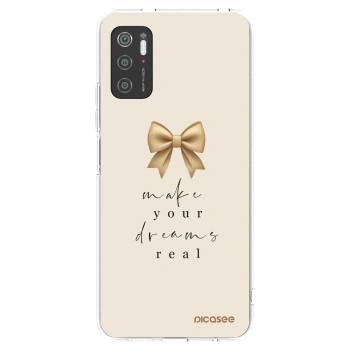 Picasee silikónový prehľadný obal pre Xiaomi Poco M3 Pro 5G - Golden Dream