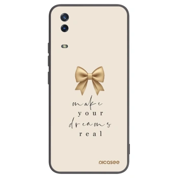 Picasee silikónový čierny obal pre Vivo Y11s - Golden Dream