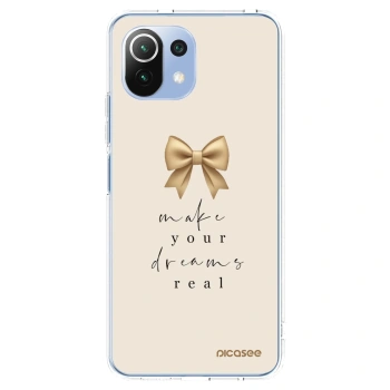 Picasee silikónový prehľadný obal pre Xiaomi 11 Lite 5G NE - Golden Dream