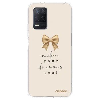 Picasee silikónový prehľadný obal pre Realme 8 5G - Golden Dream