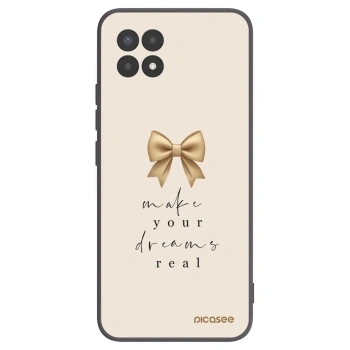 Picasee silikónový čierny obal pre Realme 8i - Golden Dream