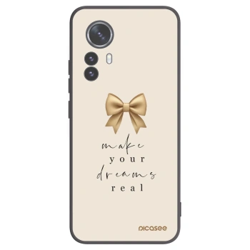 Picasee silikónový čierny obal pre Xiaomi 12 Pro - Golden Dream