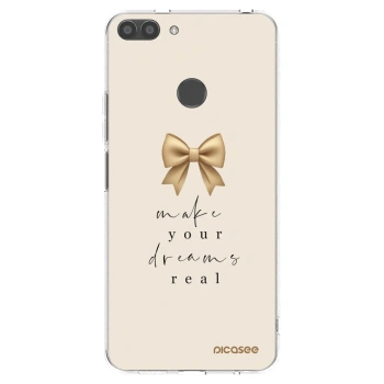 Picasee silikónový prehľadný obal pre Huawei P Smart - Golden Dream