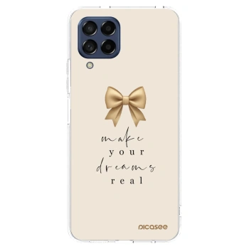 Picasee silikónový prehľadný obal pre Samsung Galaxy M53 5G - Golden Dream