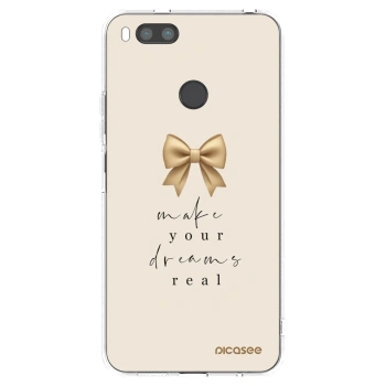 Picasee silikónový prehľadný obal pre Xiaomi Redmi A1 - Golden Dream