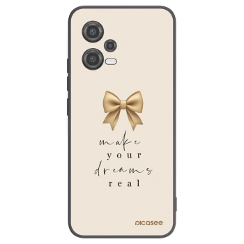 Picasee silikónový čierny obal pre Xiaomi Poco X5 - Golden Dream