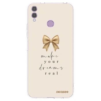 Picasee silikónový prehľadný obal pre Honor 8X - Golden Dream