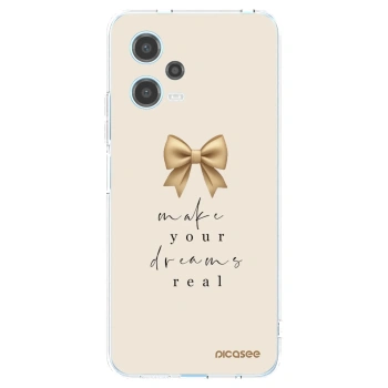 Picasee silikónový prehľadný obal pre Xiaomi Redmi Note 12 5G - Golden Dream