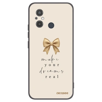 Picasee silikónový čierny obal pre Xiaomi Redmi 12C - Golden Dream
