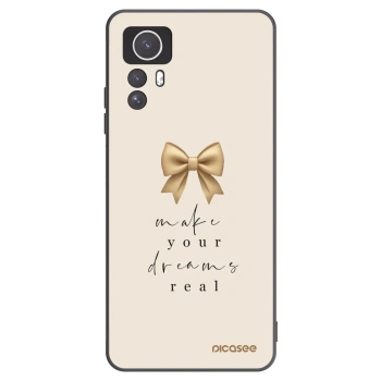 Picasee silikónový čierny obal pre Xiaomi Redmi Note 12S - Golden Dream
