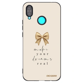 Picasee silikónový čierny obal pre Huawei Nova 3 - Golden Dream