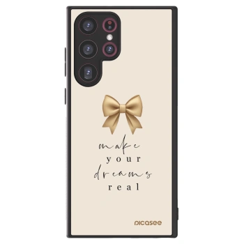 Picasee ULTIMATE CASE PowerShare pro Samsung Galaxy S22 Ultra 5G - Golden Dream
