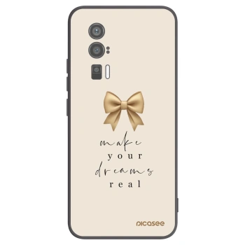 Picasee silikónový čierny obal pre Xiaomi Poco F5 Pro 5G - Golden Dream