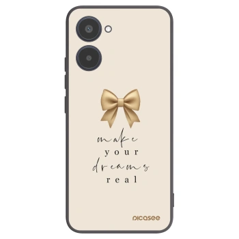 Picasee silikónový čierny obal pre Realme 10 4G - Golden Dream