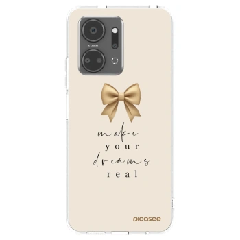 Picasee silikónový prehľadný obal pre Honor X7a - Golden Dream