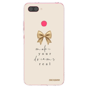 Picasee silikónový prehľadný obal pre Xiaomi Mi 8 Lite - Golden Dream