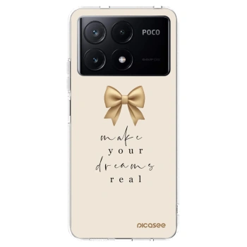 Picasee silikónový prehľadný obal pre Xiaomi Poco X6 Pro - Golden Dream