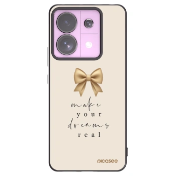 Picasee silikónový čierny obal pre Xiaomi Redmi Note 13 Pro 5G - Golden Dream