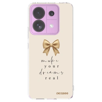 Picasee silikónový prehľadný obal pre Xiaomi Redmi Note 13 Pro 5G - Golden Dream
