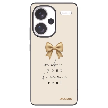 Picasee silikónový čierny obal pre Xiaomi Redmi Note 13 Pro+ 5G - Golden Dream