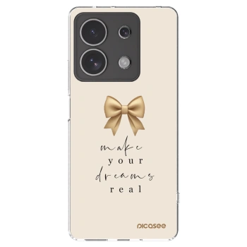 Picasee silikónový prehľadný obal pre Xiaomi Redmi Note 13 4G - Golden Dream