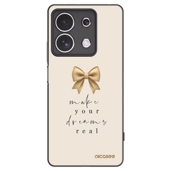 Picasee silikónový čierny obal pre Xiaomi Redmi Note 13 4G - Golden Dream