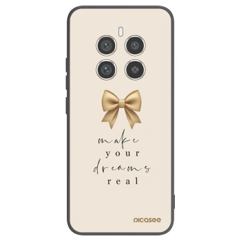 Picasee silikónový čierny obal pre Realme 12 Pro 5G - Golden Dream